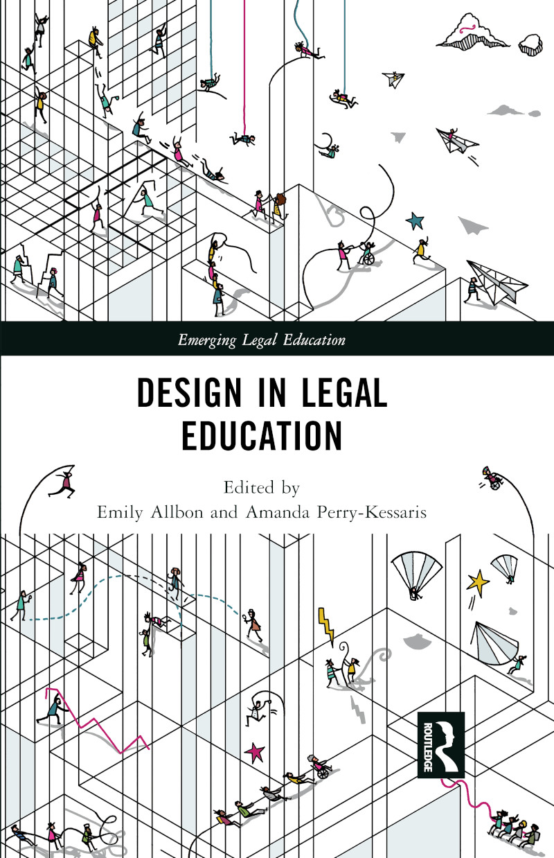 Book cover for Design In Legal Education, colour version